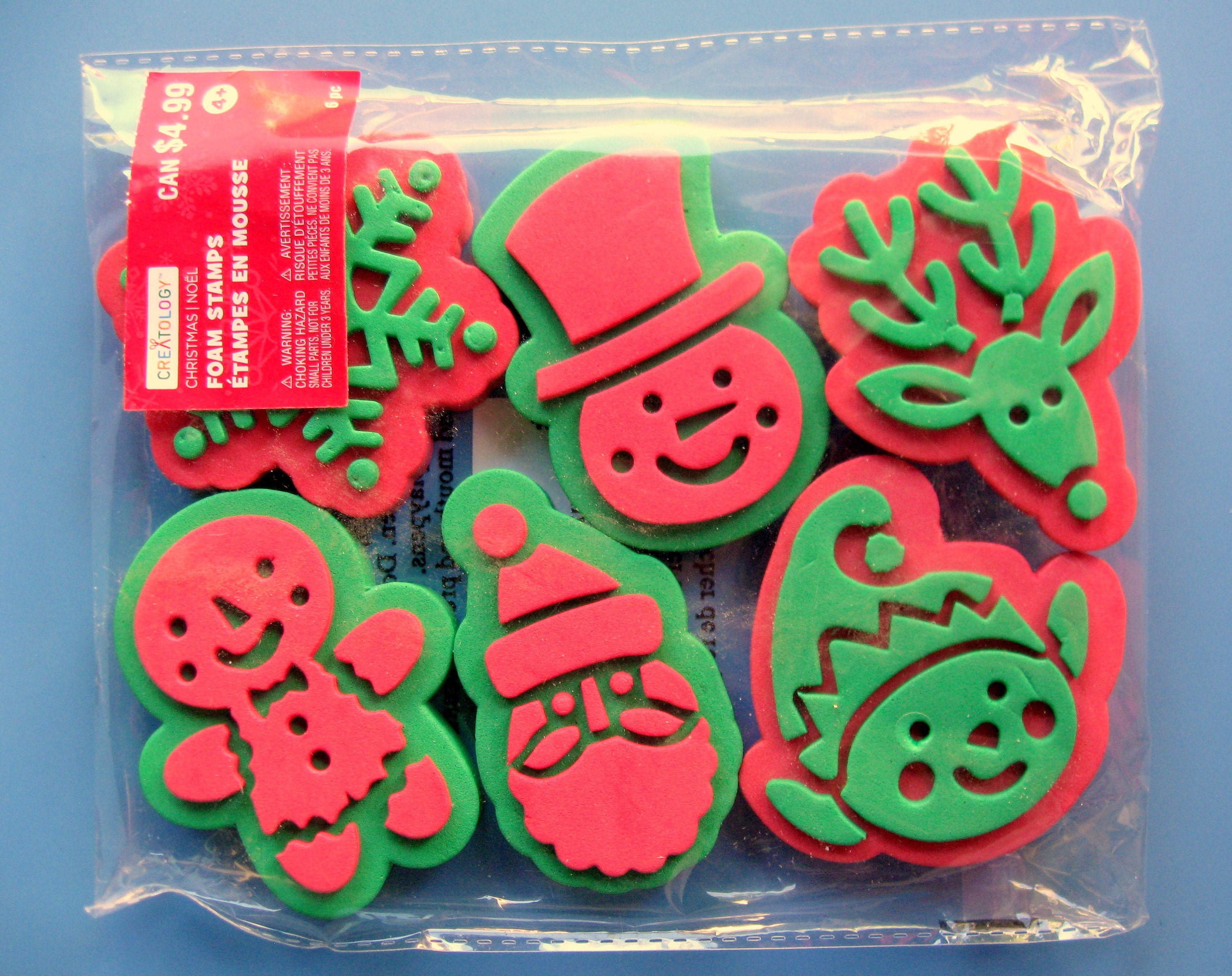  Christmas Foam Stamps