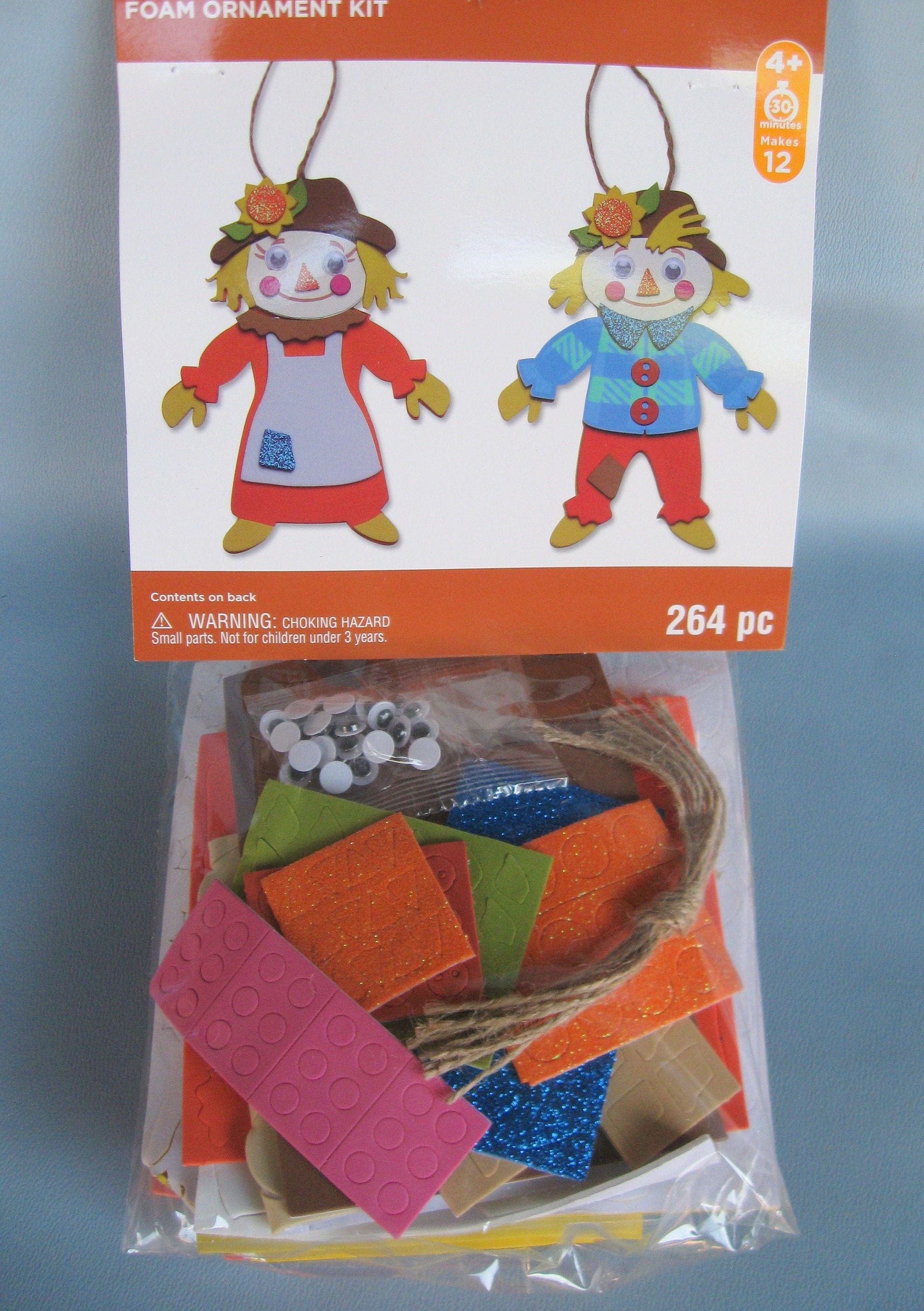 SCARECROW FOAM CRAFT Kit/ Scarecrow Ornaments Foam Craft Kit Etsy