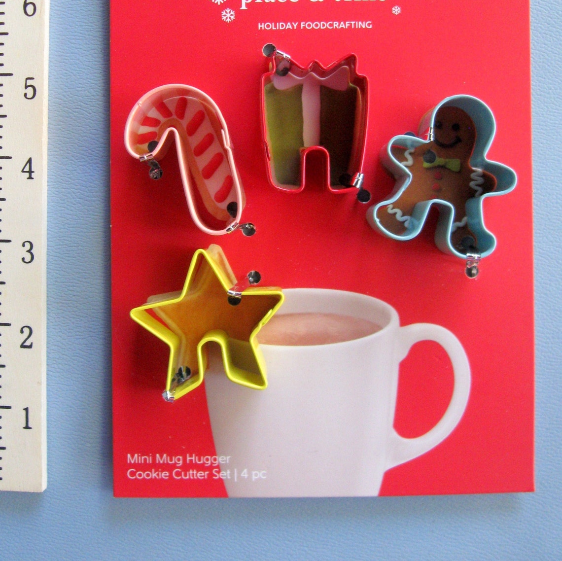 MINI MUG HUGGERS Cookie Cutter Set of 4/ Christmas Cookie Etsy