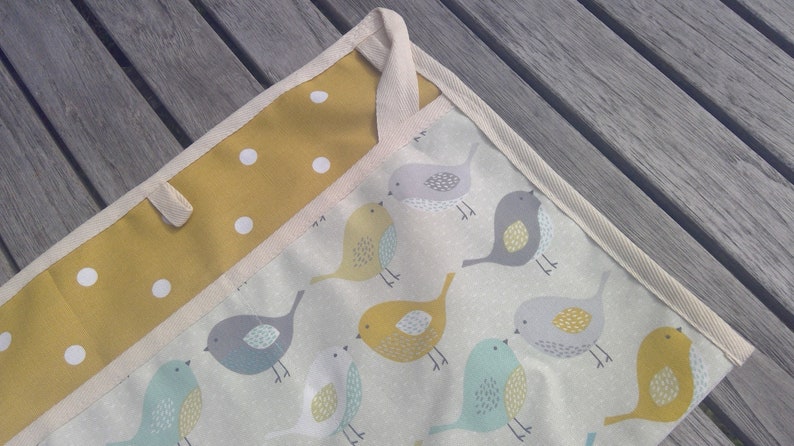 Garden Gift Craft Apron Utility Apron Classroom Apron Teachers Apron Vendors Apron Cotton SCANDI BIRDS Waist Apron Gardening Apron