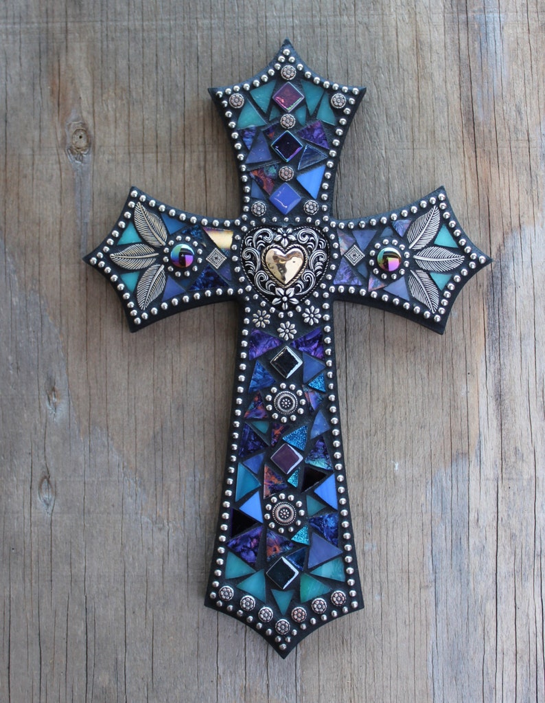 Mosaic Cross 12 Etsy