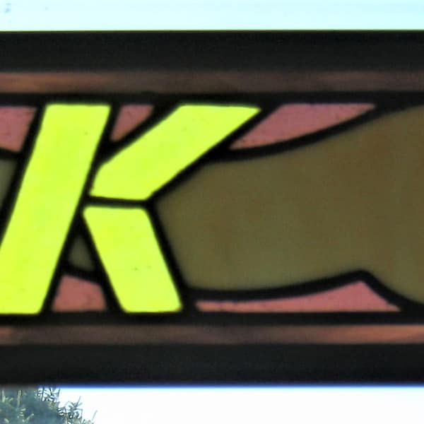 Stained Glass Minnesota "SKOL" Sun Catcher