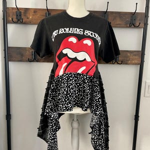 Koszulka Rolling Stones z recyklingu