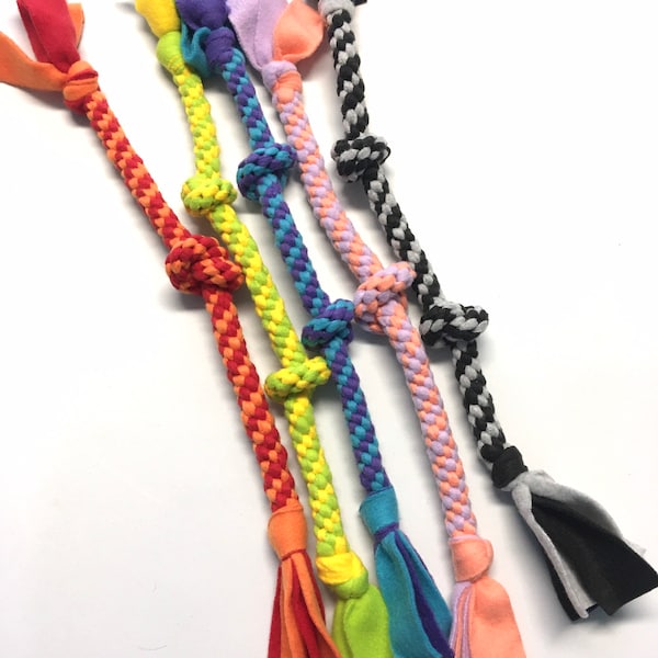 Fleece Dog Toys Etsy