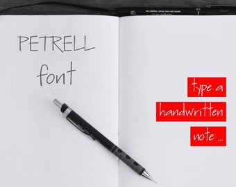 PETRELL simple handwriting font