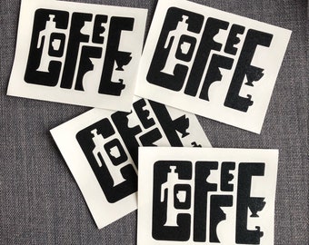 COFFEE decal sticker