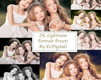 25 Lightroom preset, Portrait presets, Outdoor presets, Photography preset,