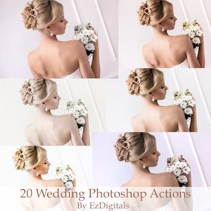 20 Wedding Photoshop Actions, Photoshop Actions, Wedding Actions, Wedding photography, Photography Actions, Portrait Actions,