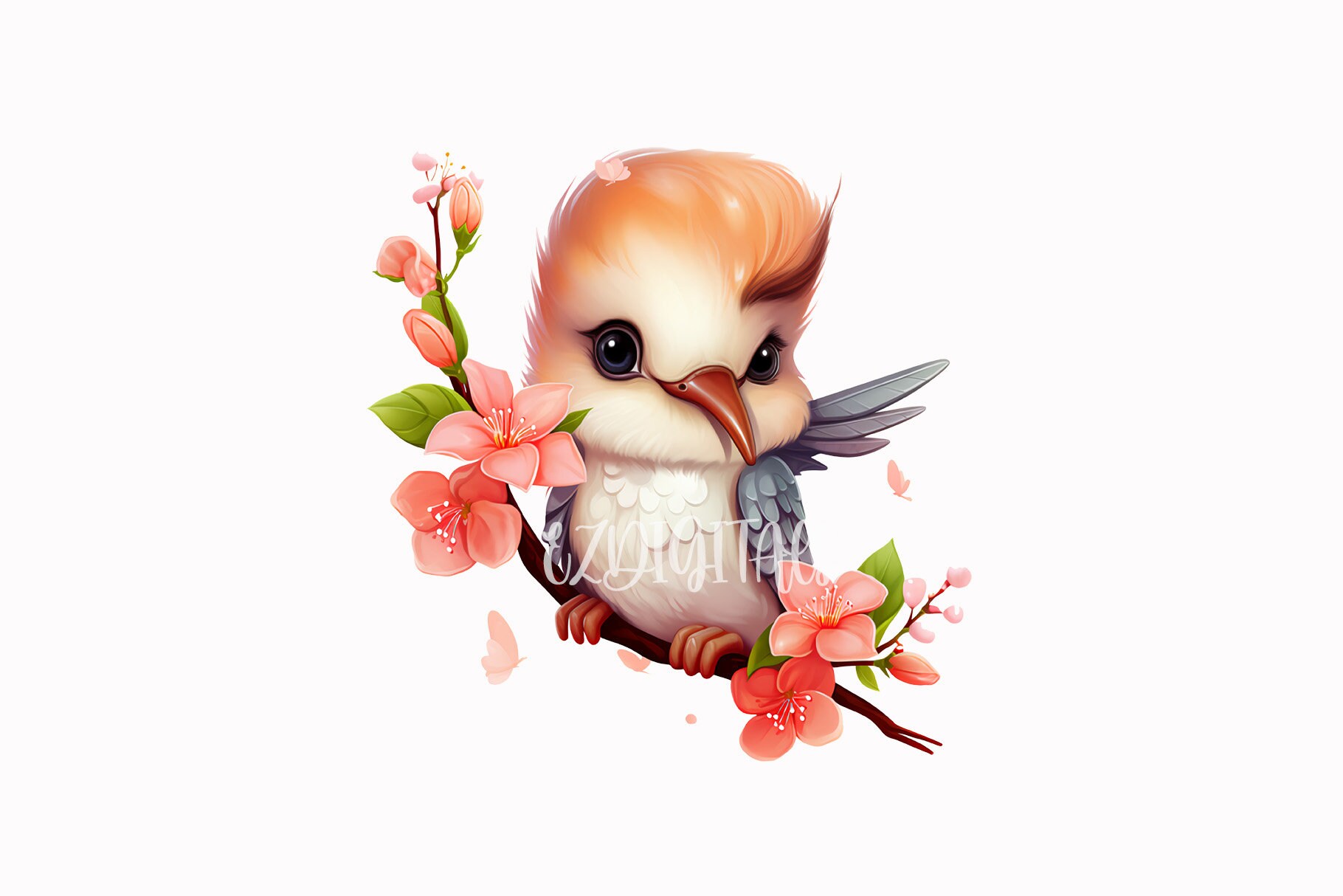 Whimsy Hummingbird Whimsical Hummingbird Clip Art Collection - 11 Transparent Pngs With ...