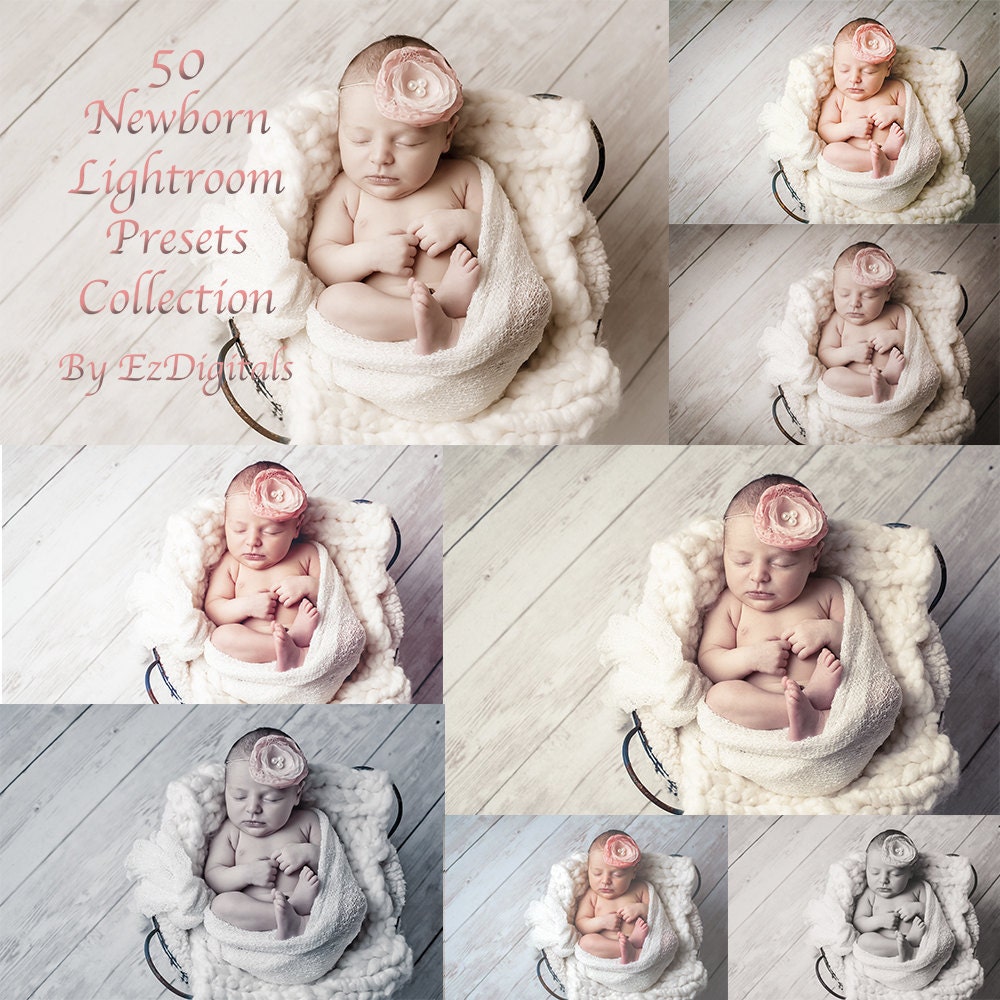 Newborn Lightroom Presets Collection of 50 Lightroom Baby and Etsy
