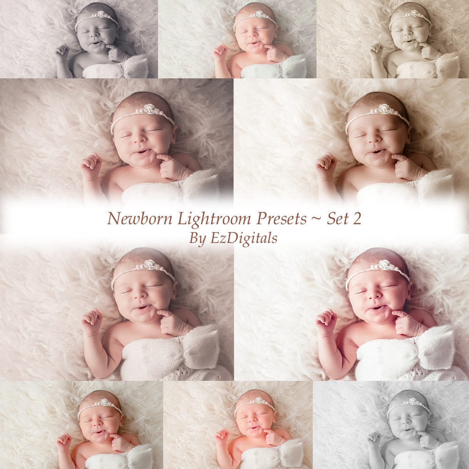 10 Newborn Baby Lightroom Presets Baby Presets Newborn Etsy Canada