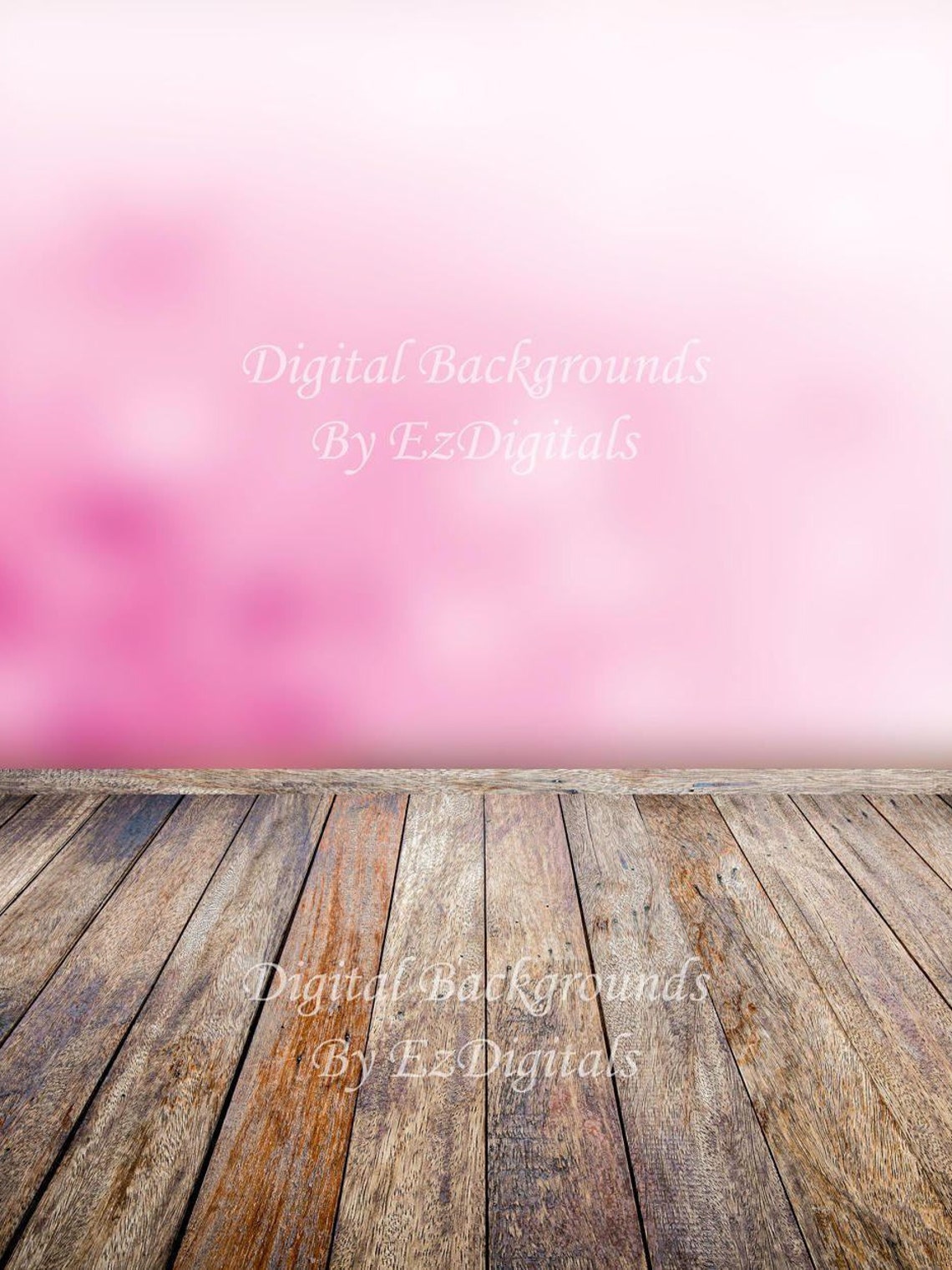 Wood Floor and Pink Wall Digital Background Backdrop Etsy Canada