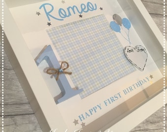 Birthday Photo Frame Etsy