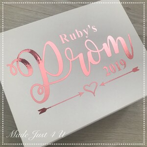 Personalised Prom Gift Box ,Prom Gift, Personalised Gift Box, keepsake to fill with your own gifts. Ideal for box for all your Keepsakes