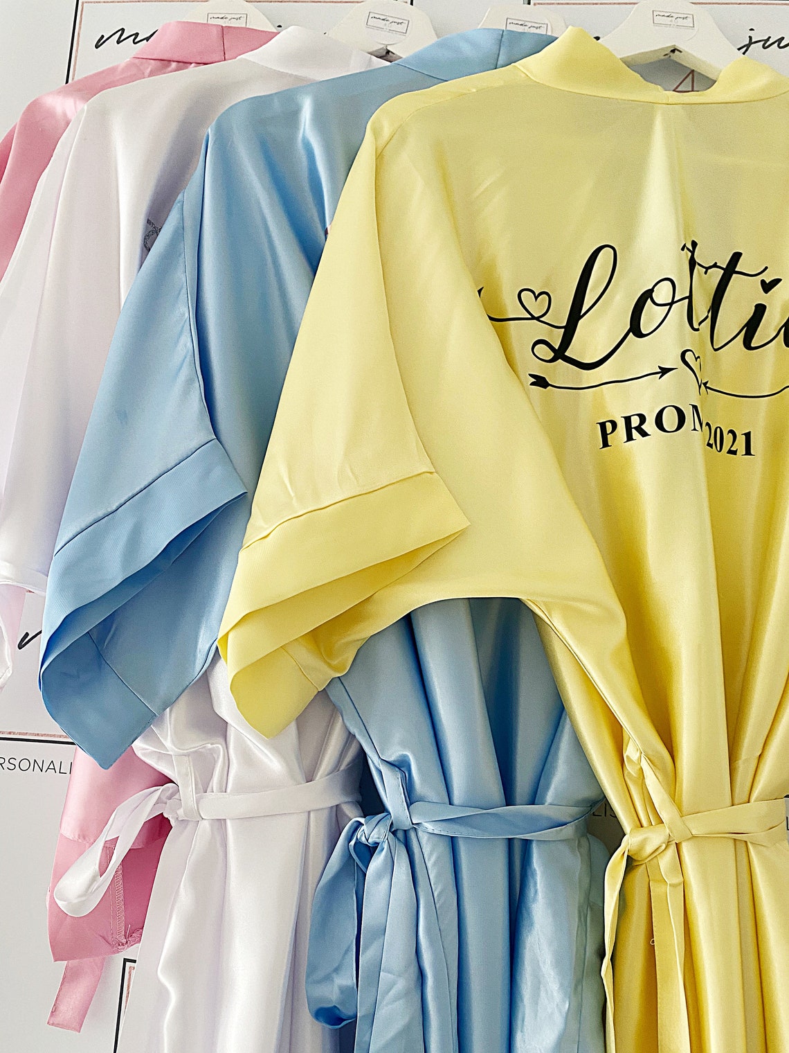 Prom Robe Called Personalised PROM Robes, Prom Dressing Gowns, Prom Gift,bride, Prom ...