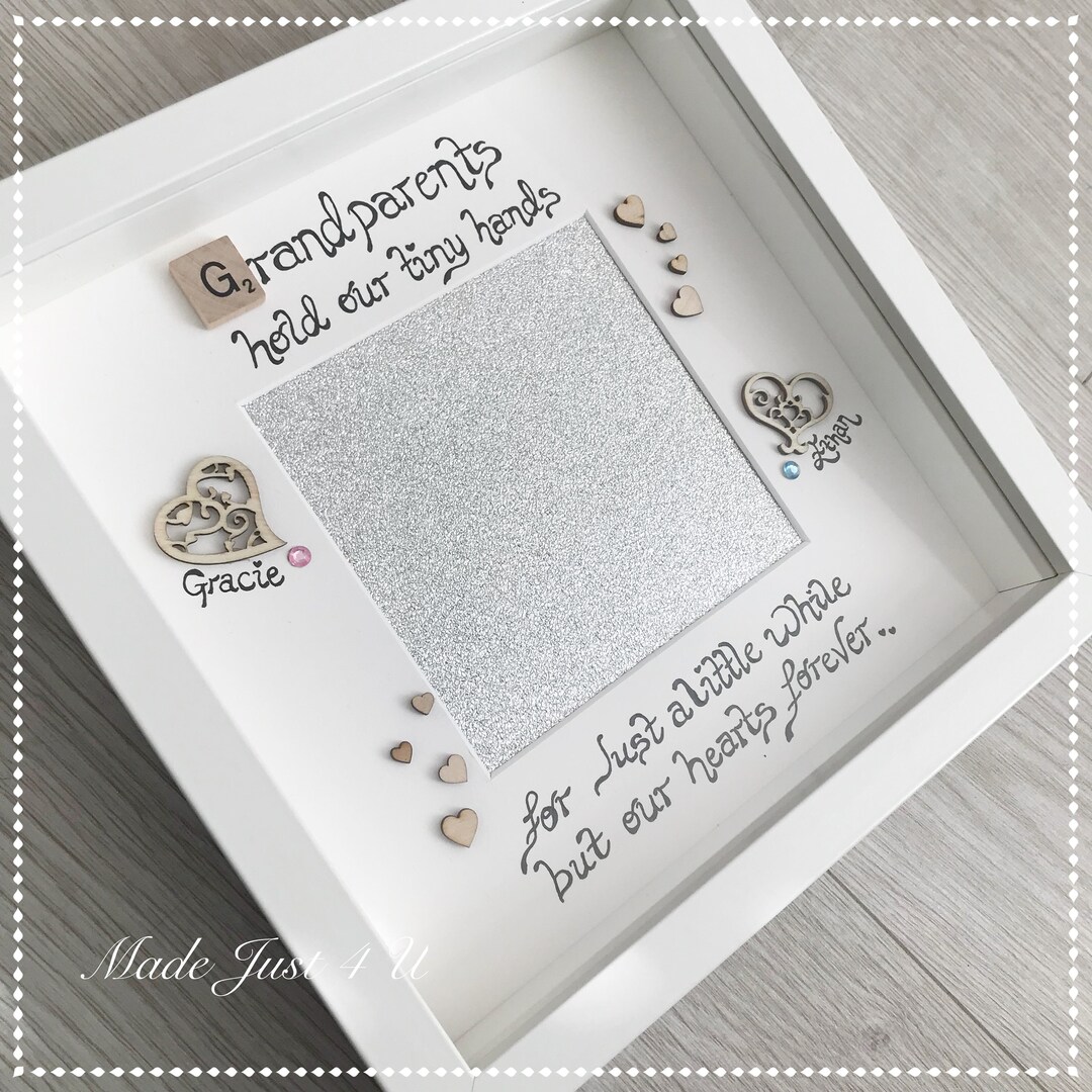 Grandparents Personalised Frame Grandparents Photo Frame Etsy UK