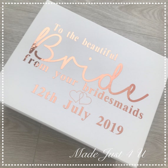 to bride from bridesmaid