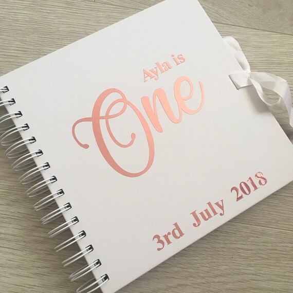 Special Birthday Guest Book Personalised Baby S 1st Etsy