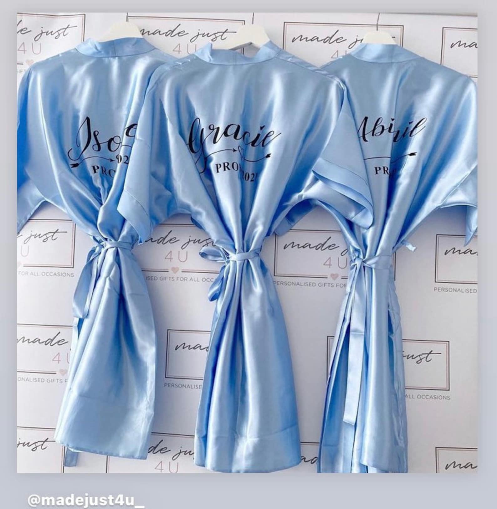 Prom Robe Called Personalised PROM Robes, Prom Dressing Gowns, Prom Gift,bride, Prom ...