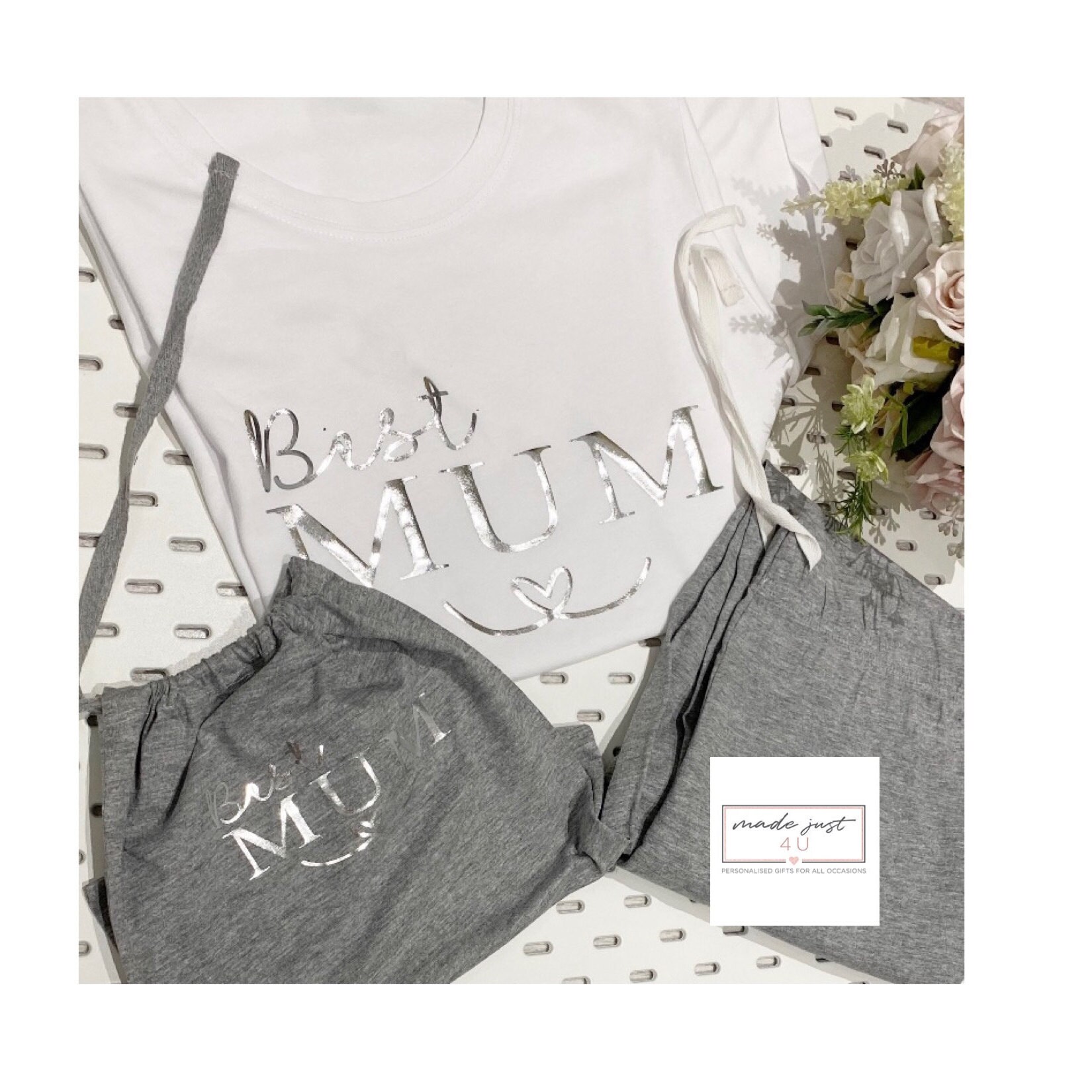 Personalised Pjs - Nanny Pjs - Mummy Pjs - Mothers Day Pjs - Mum Gift ...