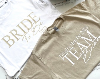 TEAM BRIDE Hen T-Shirt, Bride Squad  Wedding Gifts, Hen Party T-Shirt,Hen tops,Bride TRIBE , Hen tees, Bridesmaid,Glitter,Ladies T-shirt,