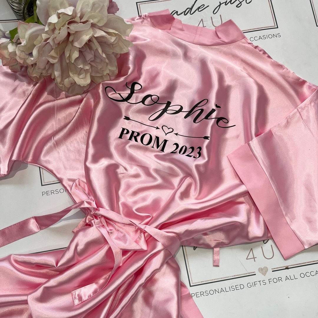 Personalised PROM Robes Prom Dressing Gowns Prom Giftbride Etsy