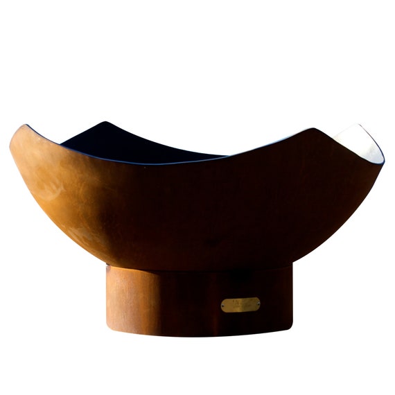 Manta Ray Outdoor Fire Pit Bowl Patio Fireplace Natural Gas Etsy