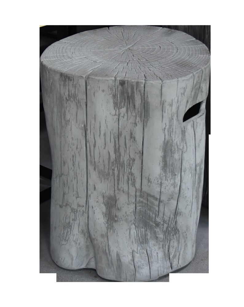 Home Living Manchester Propane Tank Cover Fire Pit Accessories Round 19 Inches Concrete Outdoor Side 20 Pound Propane Tank Table Outdoor Gardening