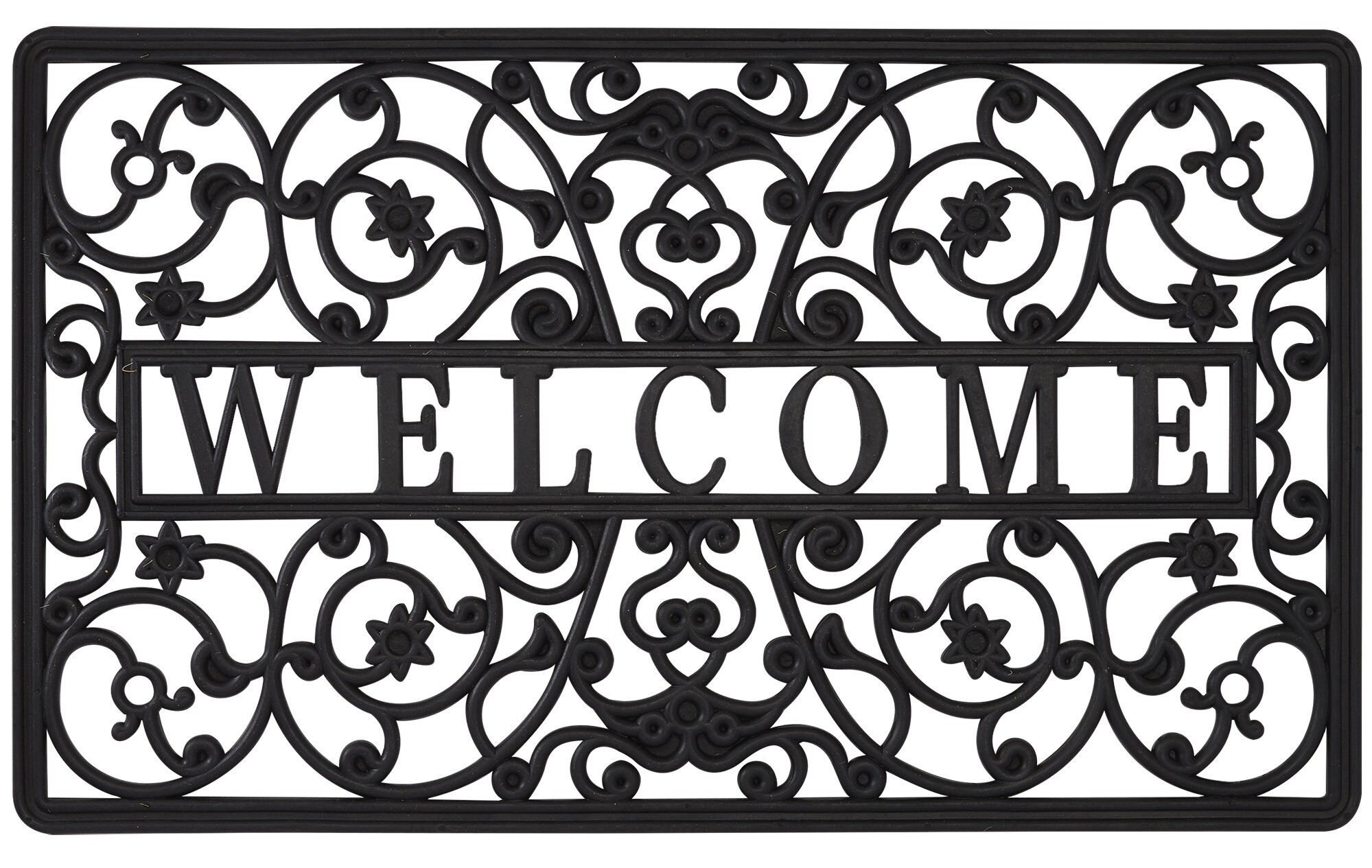 Wrought Iron Outdoor Decor Doormat Collection Non Slip Heavy | Etsy