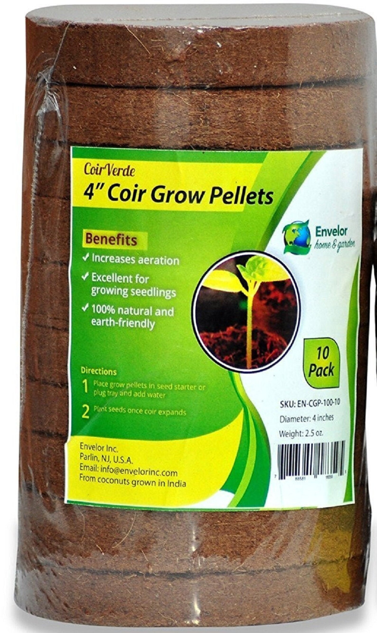 Coco Coir 4inch Seed Starter Pellets Coconut Coir Grow Discs Etsy UK