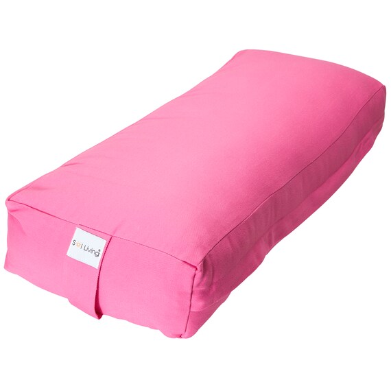 Natural Cotton Rectangular Yoga Bolster Yoga Cushion for Full Etsy