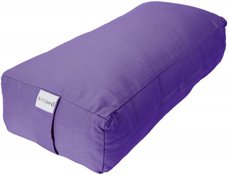 Organic Cotton Rectangular Yoga Bolster Yoga Cushion for Full Etsy
