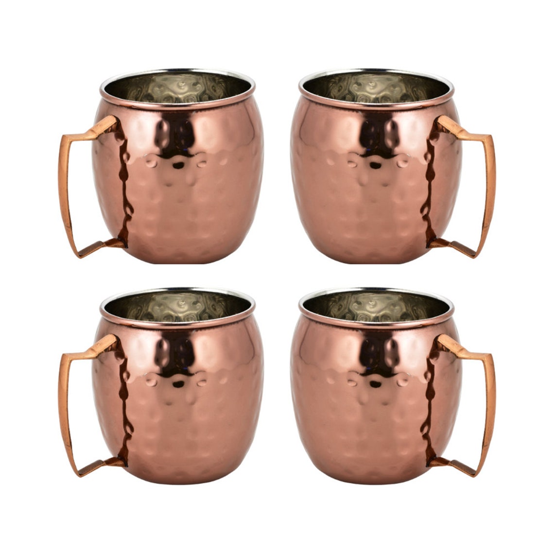 Moscow Mule Mugs Copper Mugs Bar Accessories for Drinks Home Etsy