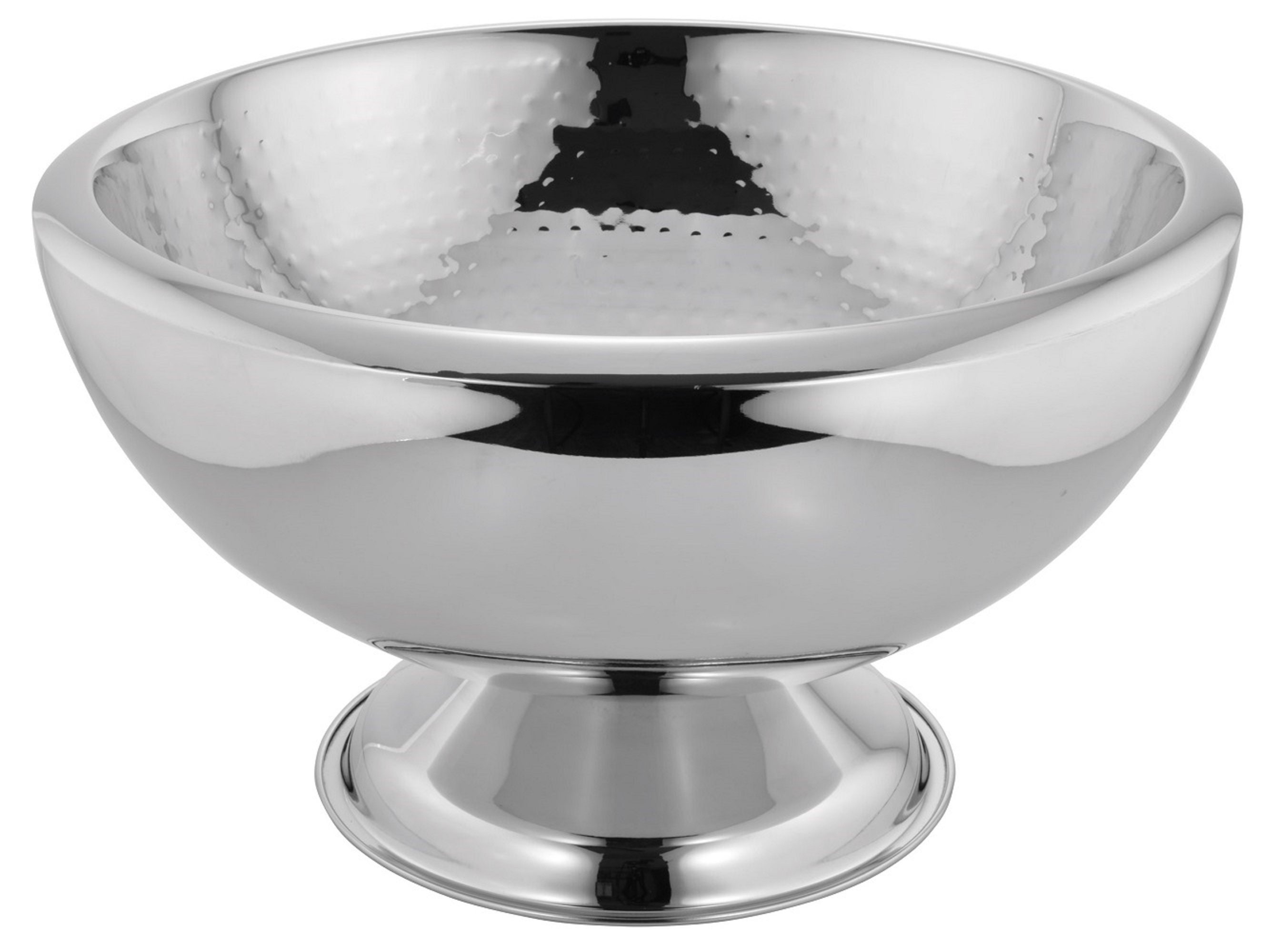 Sol Living Stainless Steel Salad Serving Bowl Double Wall Etsy