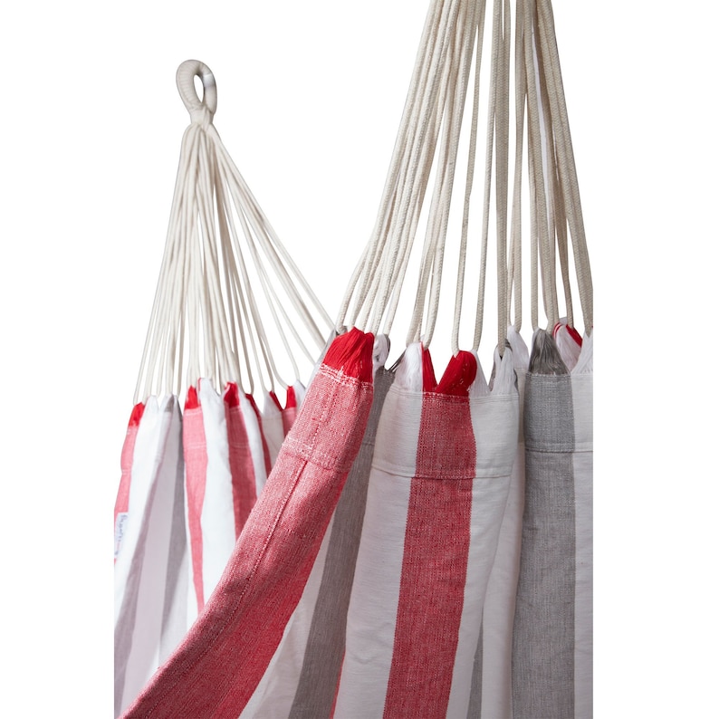 Hammock Swing for Camping Brazilian Double Hammocks Eco-Friendly Striped Hanging Bed