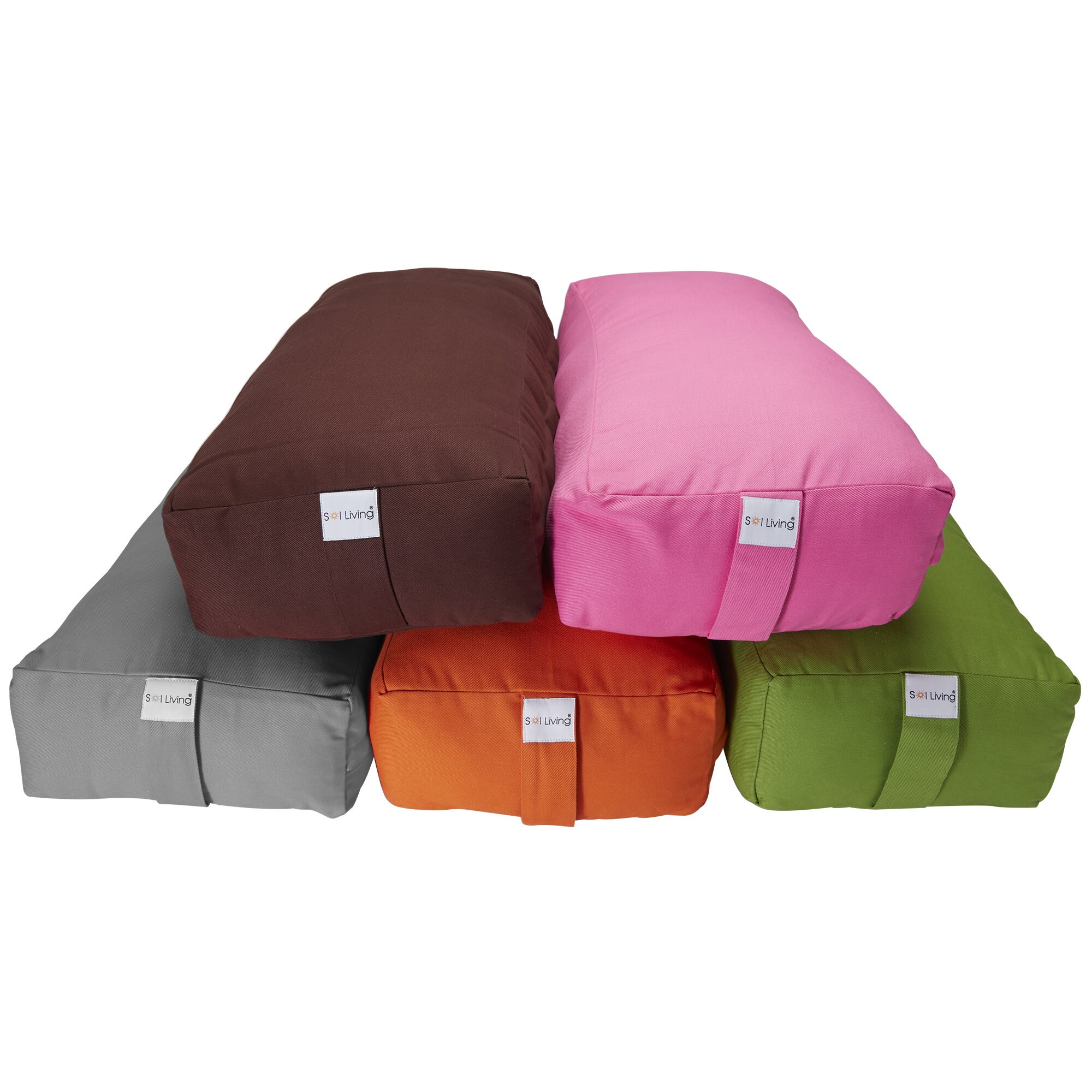 Sol Living Organic Cotton Yoga Bolster Meditation 28 x 12 Inches Cushion Sol Living Organic Cotton Yoga Bolster Meditation 28 x 12 Inches Cushion
