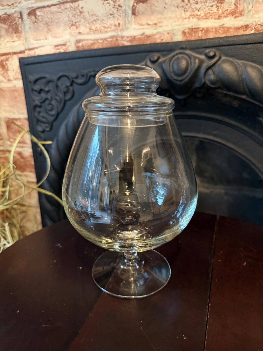 Vtg Large Brandy Snifter Apothecary Jar Candy Nut Dish Fishbowl ...