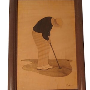 Hudson River Inlay Wood Duck Wall Art 10&quot; X 7&quot; Framed 1989