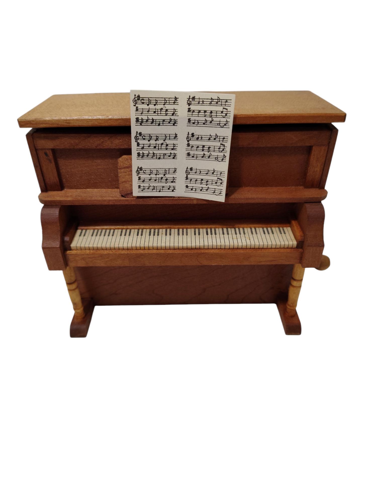 フランスアンティーク 子供用のピアノ 玩具 木製×ブリキ ミニ ベビー