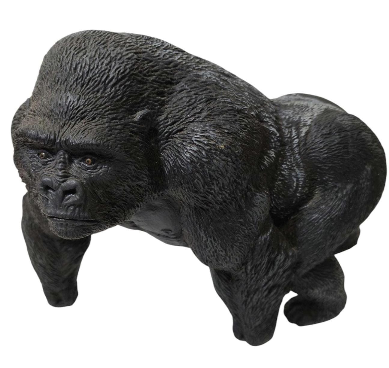 1997 ERTL Silverback Gorilla Wilds of Africa Series Heavy Plastic