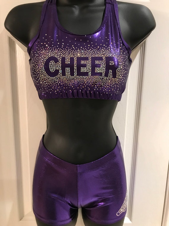 custom cheer sports bras