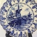 Hand Painted Collectible Plate Elesva Holland