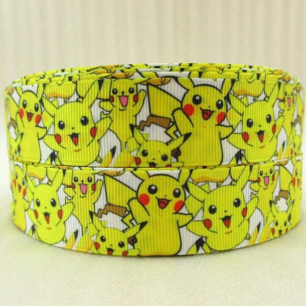 Pokemon 1 inch Ribbon by the yard