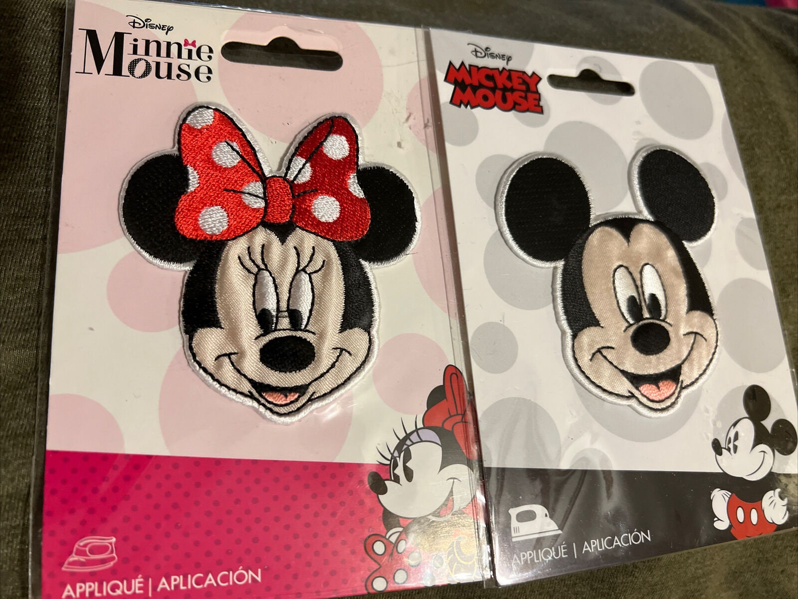 Large Sequin Mickey Mouse Star Patch, Disney Iron on & Sew on Patches,  Embroidery Patches for Denim Jacket, Patches for Jeans, Patches Set 