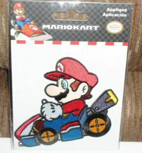Simplicity Nintendo Mario Kart Applique Clothing Iron On Patch, 3.4'' x 3.9
