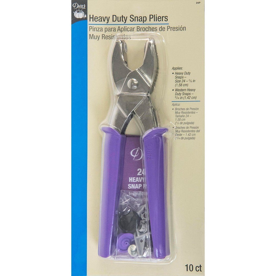 DRITZ Heavy Duty SNAP PLIERS 10 Count 24P Etsy
