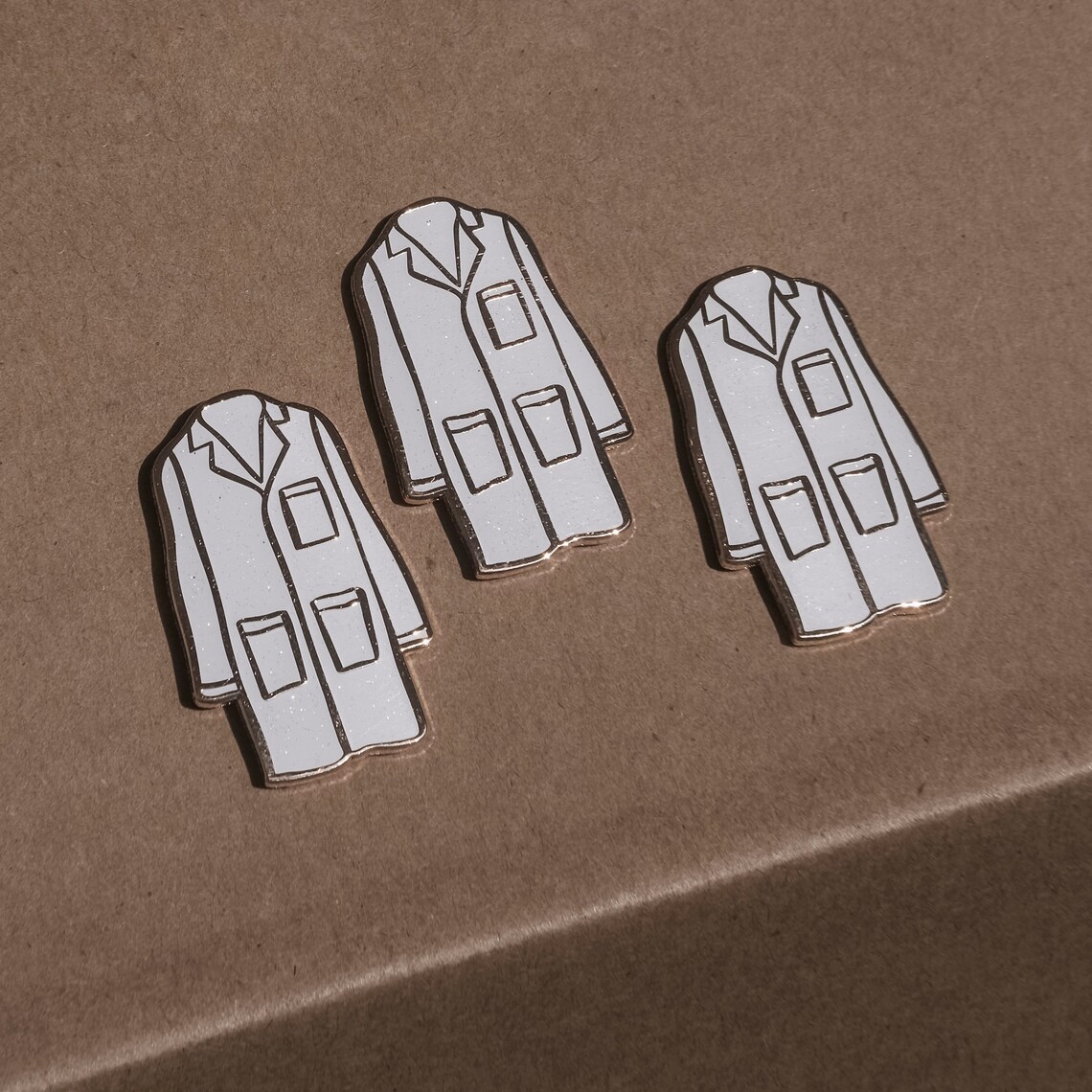 Laboratory Coat Enamel Pin Etsy