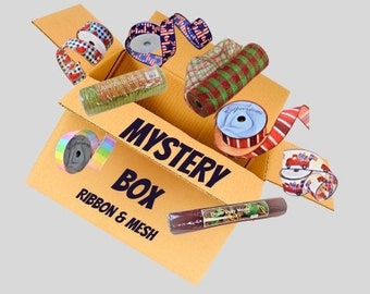 Ribbon and mesh mystery box