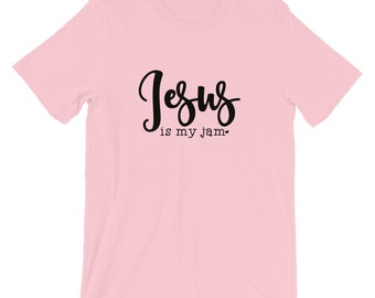 Jesus is my Jam T-shirt - Bella Canvas Short-Sleeve Unisex T-Shirt - WreathsbyVA