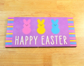 Welcome Easter Sign, Easter eggs, Happy Easter, Door hanger sign, front door sign, Wreath making sign, door hanger sign, wreathsbyVA